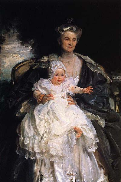 John Singer Sargent Mrs. Henry Phipps and Her Grandson Winston oil painting image